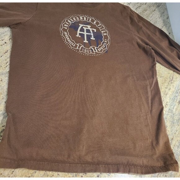 Abercrombie Fitch Men Sz M Muscle Shirt Spell Moose Logo Adirondacks Upstate NY - Picture 5 of 12